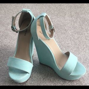 Aqua Platform Wedge Sandal